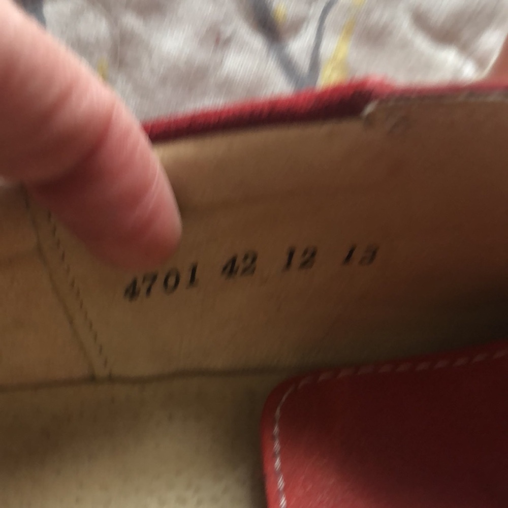 Wolky red boat style shoes - Picture 9 of 9